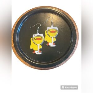 New Duck Drop Earrings